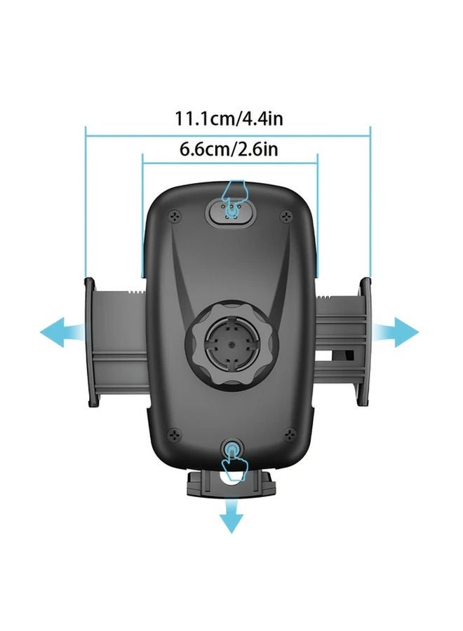 Black Adjustable Car Phone Mount Suction Cup Holder For 4 7 Inch Smartphones - Image 2